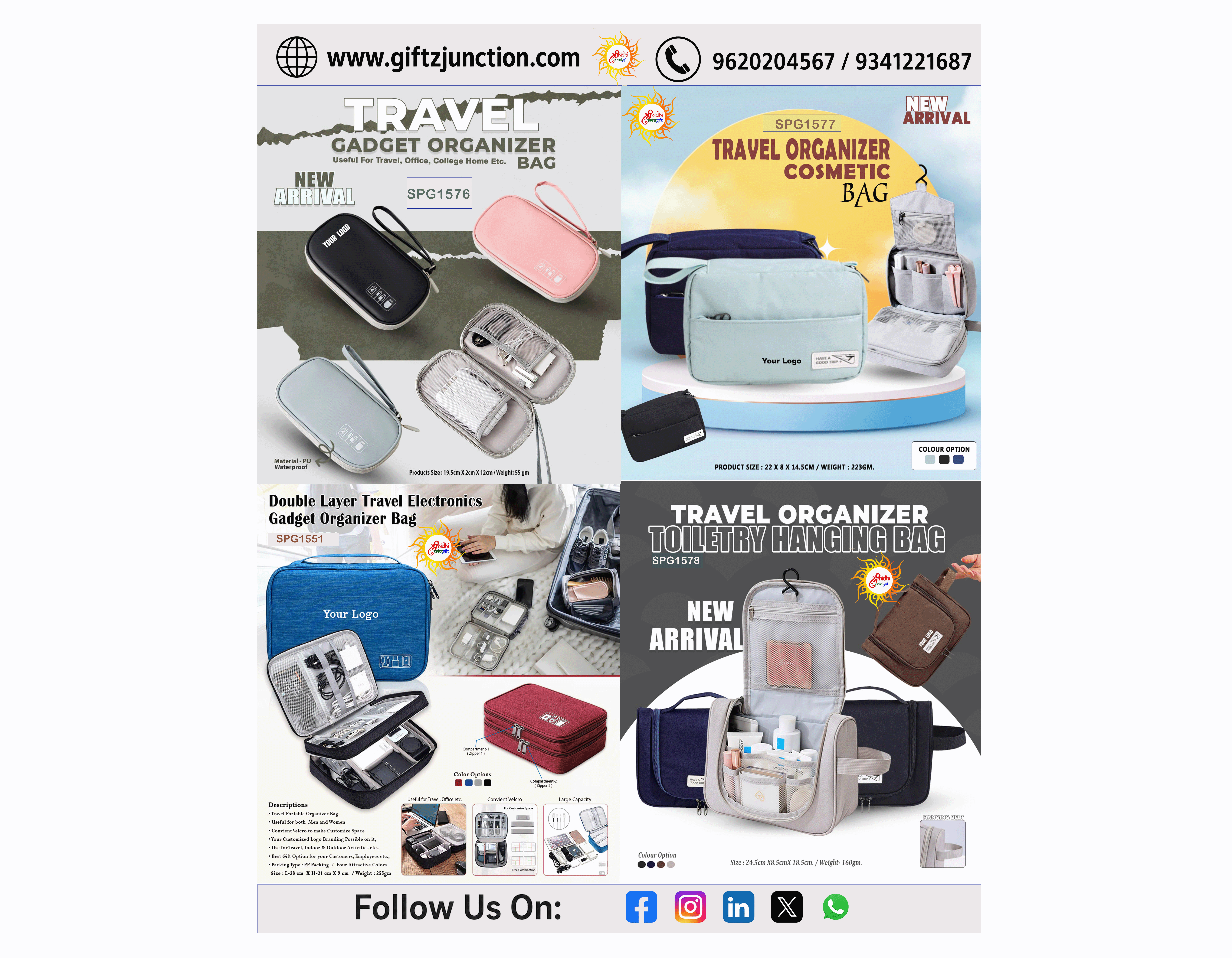 TRAVEL ORGANIZER BAGS
