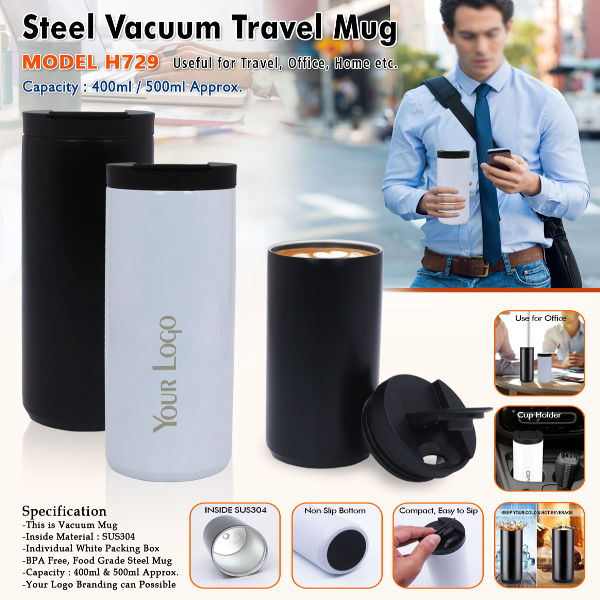 Steel Vacuum Travel Mug