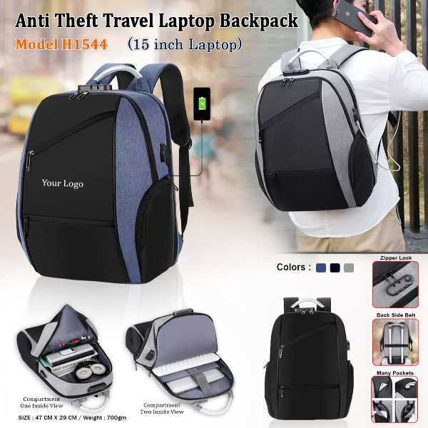 Anti Theft Laptop Backpack