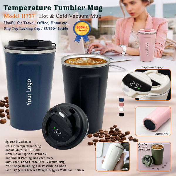 Steel Vacuum Tumbler Mug