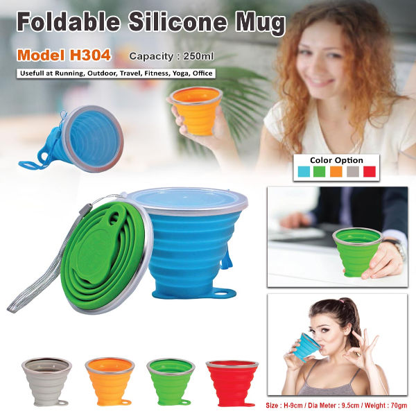 Foldable Silicone Water Glass