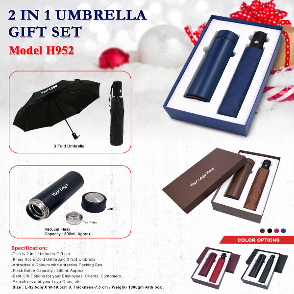 2 In 1 Umbrella Gift Set