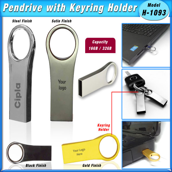 Pendrive With Keyring Holder