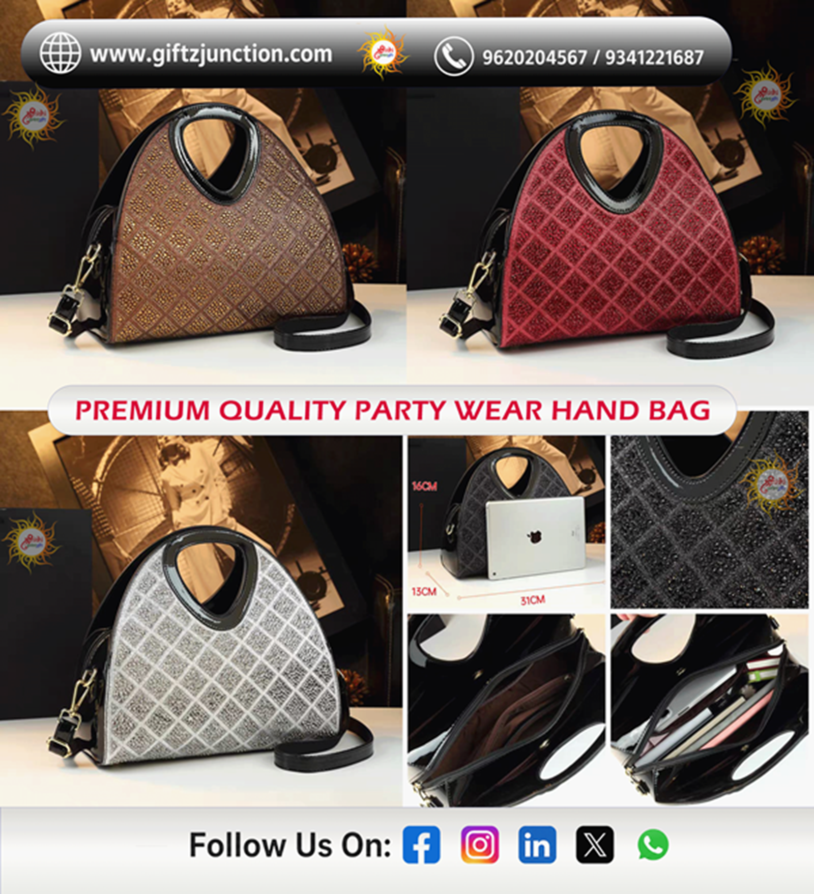 PARTY WEAR HAND BAG