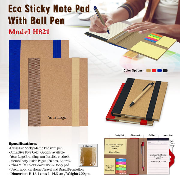 Eco Sticky Note Pad