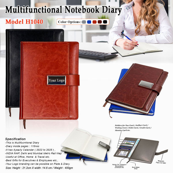 Multifunction Notebook Diary